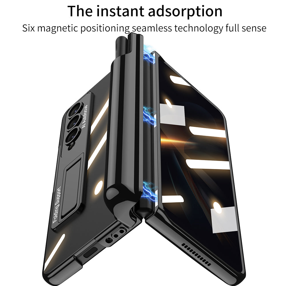 GKK Anti-Spy Slim Case til Samsung Galaxy Z Fold4 5G Hard PC Kickstand Phone Case med frontskærmbeskytter GKK Anti-Spy Slim Case til Samsung Galaxy Z Fold4 5G Hard PC Kickstand Phone Case med frontskærmbeskytter